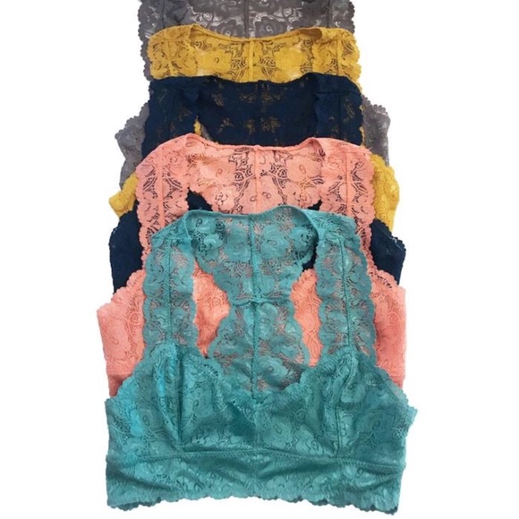 ❗️CLOSING SALE❗️ PLUS SIZE: Black Lace Bralette - Picture 4 of 4